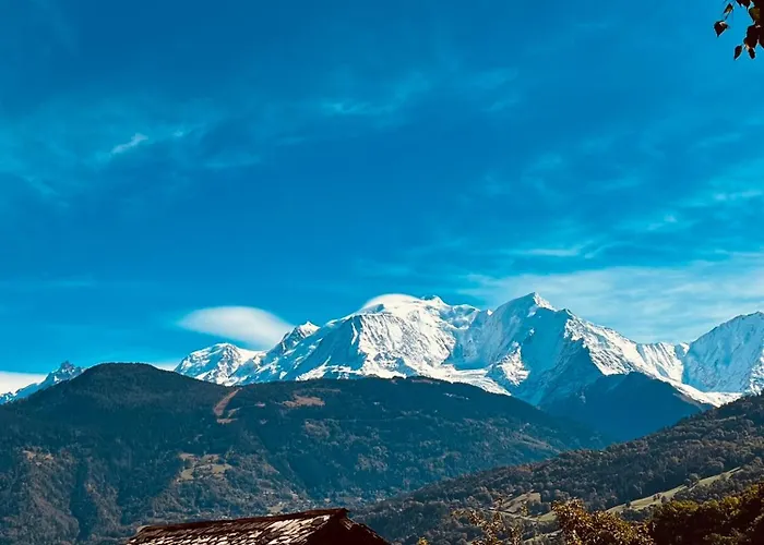 Vue Sur Le Montblanc