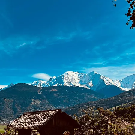 Vue Sur Le Montblanc